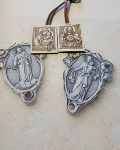 The Brown Scapular and Scapular Metal